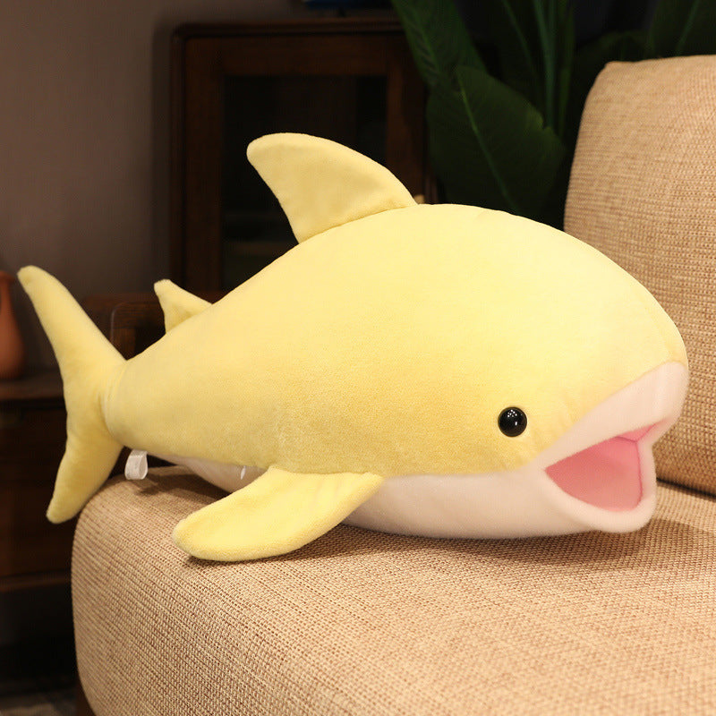 Internet Celebrity Cushion Plush Toy Cushion Sofa Bed Cuddly Doll Lying Whale Floor Mat New