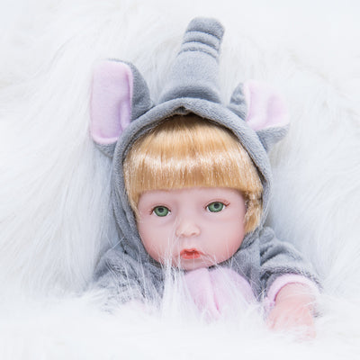 Soft Whole Body Silicone Reborn Baby Girl Doll
