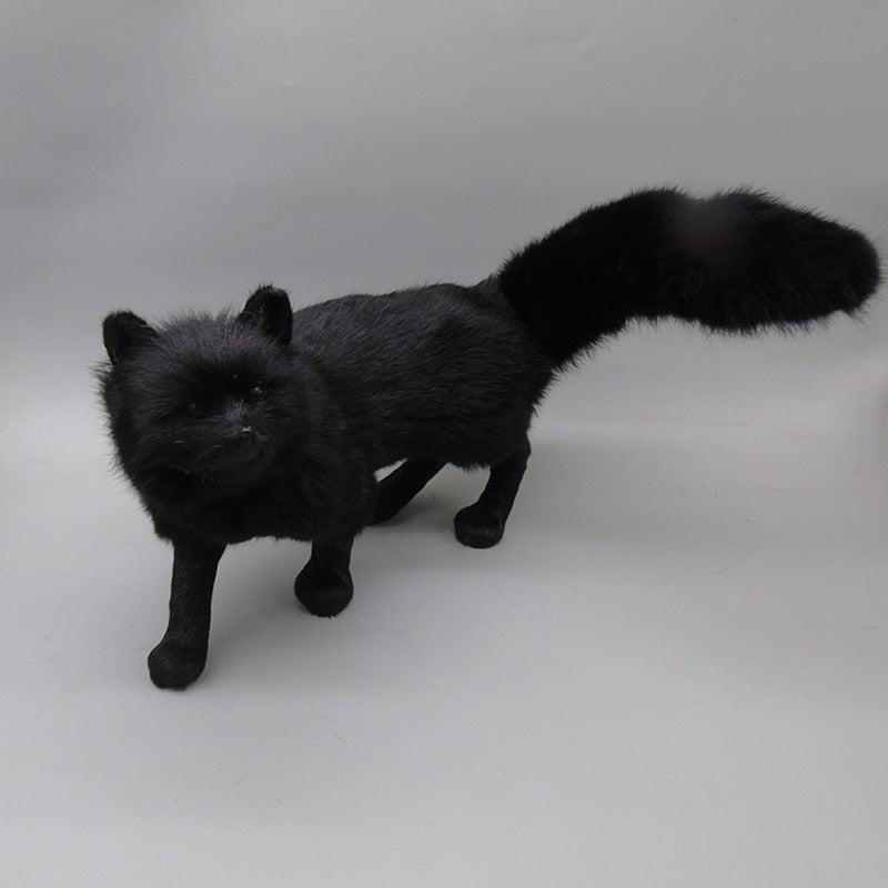 Crafts Rabbit Fur Simulation Fox Enhance Popularity Charm Home Decoration Handicrafts