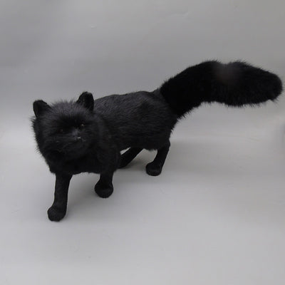 Crafts Rabbit Fur Simulation Fox Enhance Popularity Charm Home Decoration Handicrafts