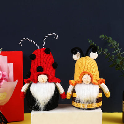 Bee Knitting Wool Cute Doll Creative Goblin Doll Gift