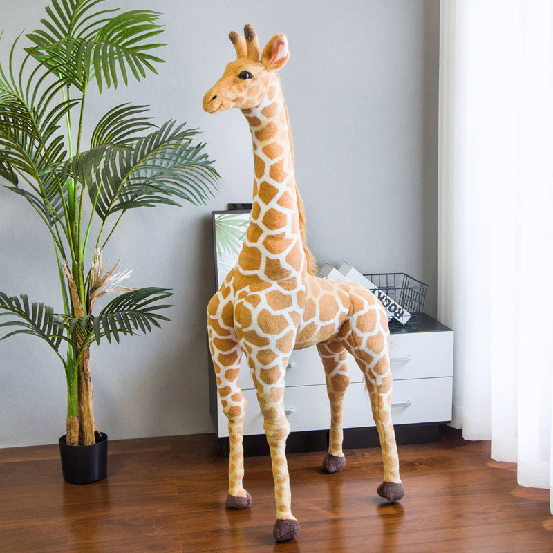Children's Standing Giraffe Doll Plush Toy