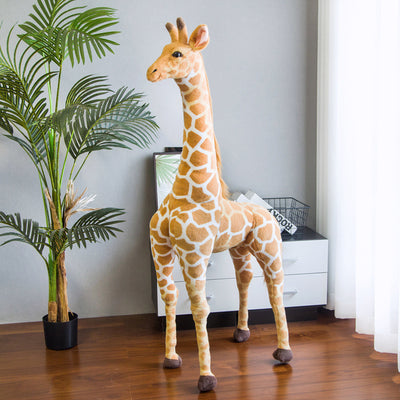 Children's Standing Giraffe Doll Plush Toy