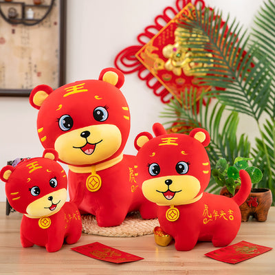 Household Plush Toys For The Year Of The Tiger Mascot