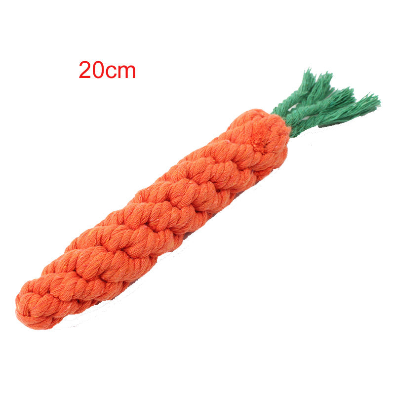 Animal Series Molar Teeth Cleaner Cotton Rope Cat Toy