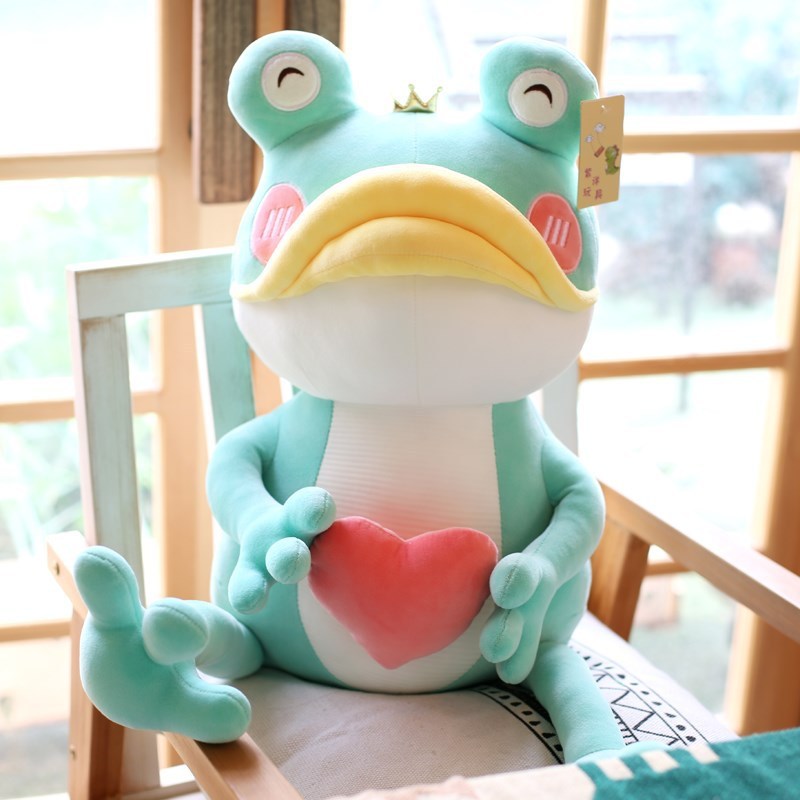 Cute Plush Toy With Big Mouth Love Frog Doll