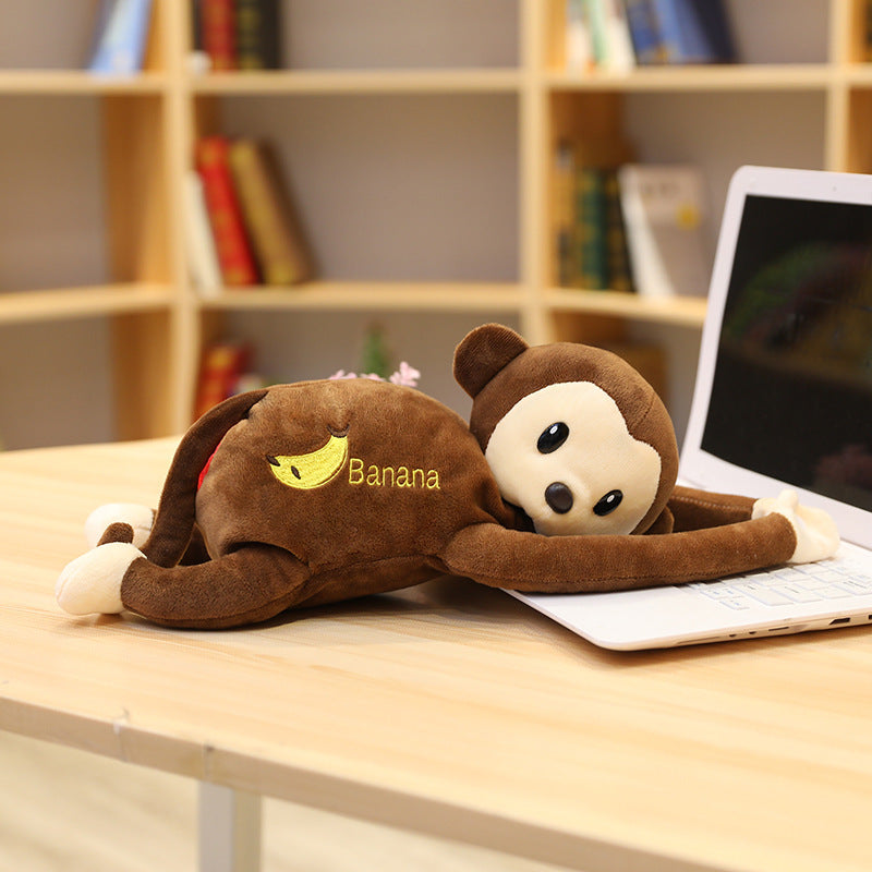 Pipi Monkey Paper Towel Pumping Plush Toy Cartoon Monkey