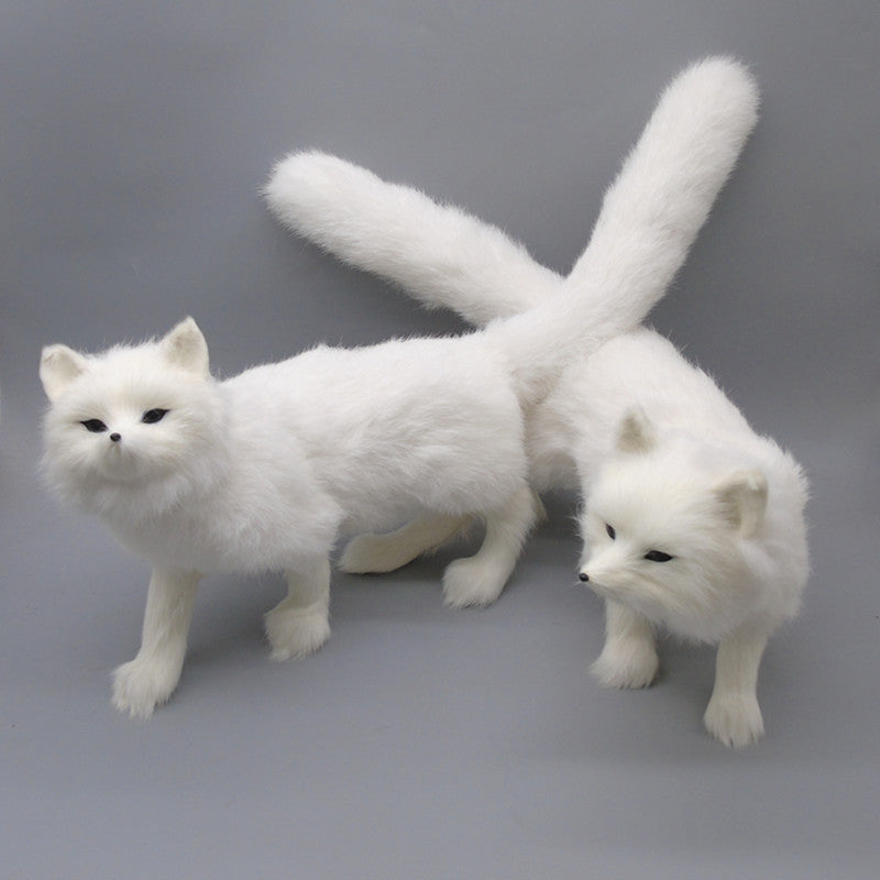 Crafts Rabbit Fur Simulation Fox Enhance Popularity Charm Home Decoration Handicrafts