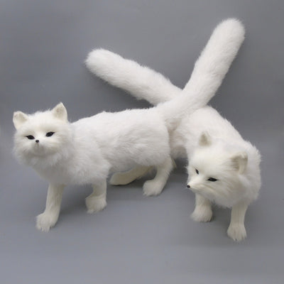 Crafts Rabbit Fur Simulation Fox Enhance Popularity Charm Home Decoration Handicrafts